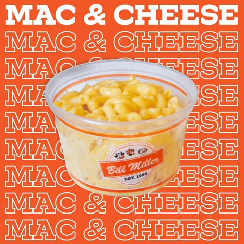 Hungry Mac And Cheese GIF by Bill Miller Bar-B-Q