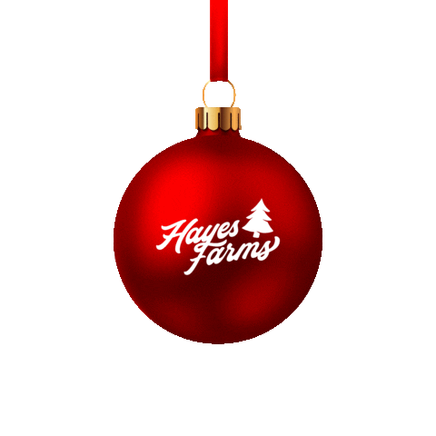 Christmas Ornament Sticker by Hayes Farms