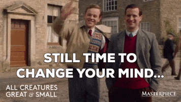 Are You Sure Change Your Mind GIF by MASTERPIECE | PBS