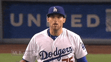 los angeles dodgers win GIF by MLB