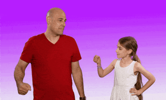Fathers Day Fist Bump GIF by GIPHY Studios Originals