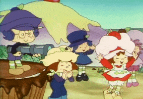strawberry shortcake 80s GIF