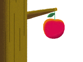Happy Apple Tree Sticker by Tentacle Media