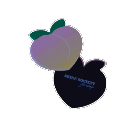 Peach Booty Sticker by ShineSocietyFitness