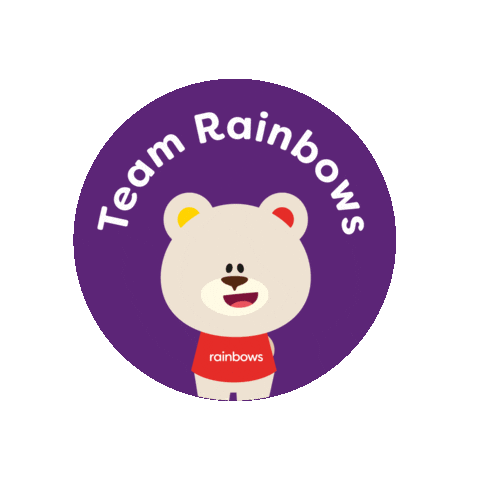 Team Support Sticker by RainbowsHospice