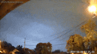 Thunderstorm Creates Strobe Lightning in Northern Alabama