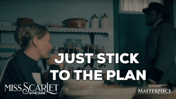 Do It Plan GIF by MASTERPIECE | PBS