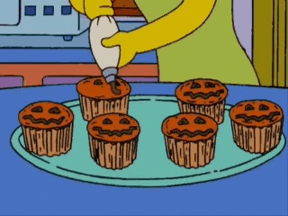the simpsons horror GIF