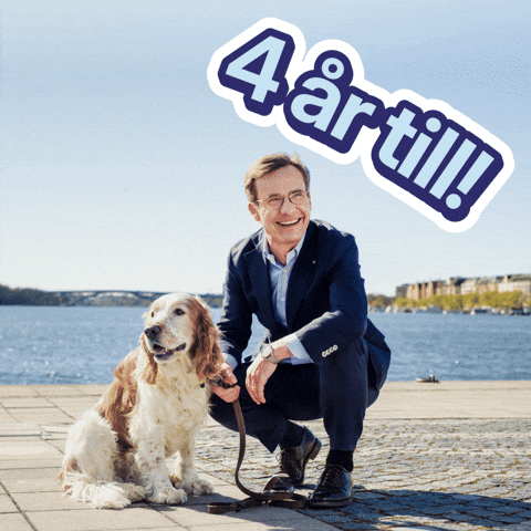 Happy Ulf Kristersson GIF by Moderaterna