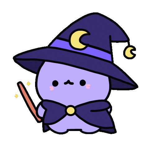 Magic Cat Good Luck Sticker