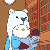 Read English GIF by Pudgy Penguins