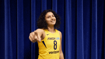 hind ben abdelkader laughing GIF by Indiana Fever
