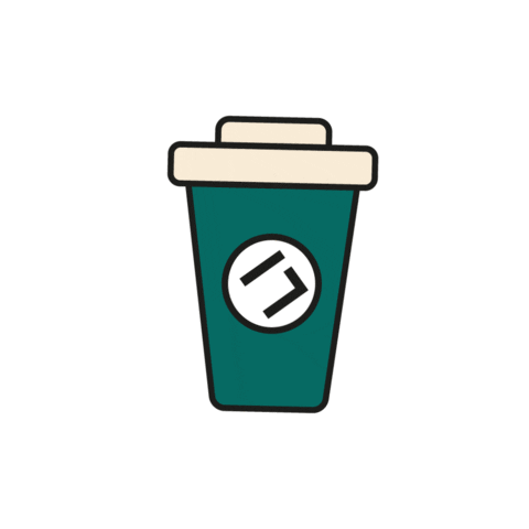 Happy Coffee Sticker by SEVENTIN