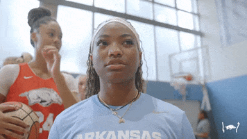 Womens Basketball Eye Roll GIF by Arkansas Razorbacks