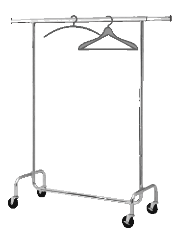 Kleiderstange Sticker by Theaterkunst