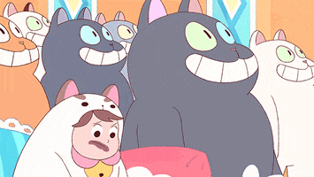 bee and puppycat omg GIF by Cartoon Hangover