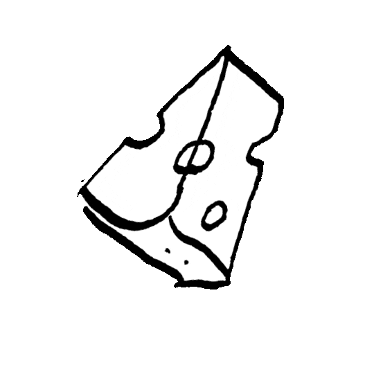 Cheese Hemleverans Sticker by AMOI Originals