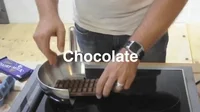 chocolate experiment on an induction cooktop