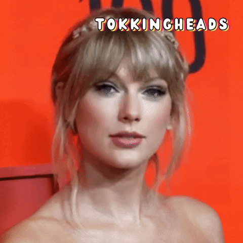 Taylor Swift Reaction GIF by Tokkingheads