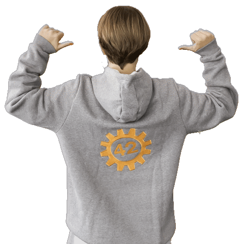 Hoodie Factory Sticker by f42