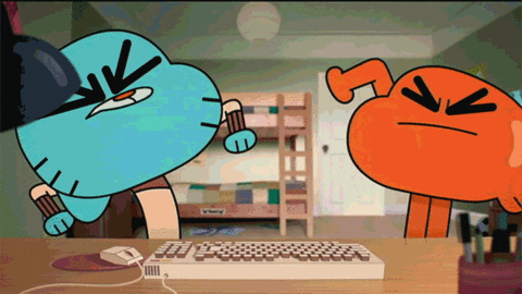 making sure that in 2d animation for games every element fits the game world like gumball in a 3d background