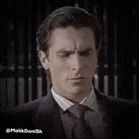 Sad Christian Bale GIF