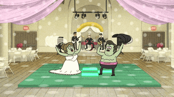 wedding party love GIF by Cartoon Network EMEA