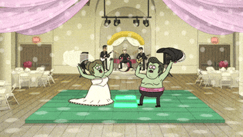 wedding party love GIF by Cartoon Network EMEA