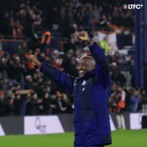 Happy Chris Powell GIF by Luton Town FC