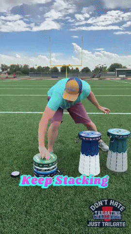 Stacking GIF by Tailgating Challenge