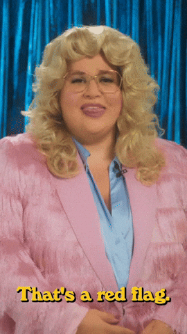 Thats A Red Flag GIF by The Vibe is Right