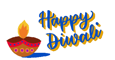 Diwali Diya Sticker