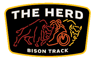 Bison Track Sticker