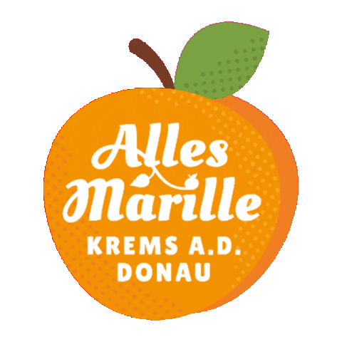 Marille Sticker by Stadtmarketing Krems