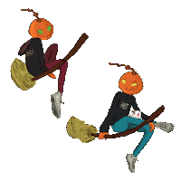 NightVorona halloween ghost adorable fly Sticker