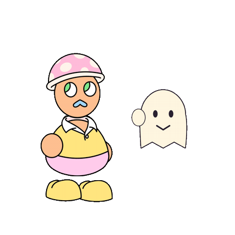 High Five Friendly Ghost Sticker by Fatman