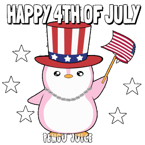 United States Celebration Sticker by Pengu Juice Co.