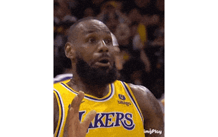 Scared Lebron James Sticker