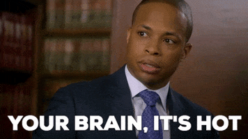 Your Brain Its Hot Flirt GIF by ABC Network