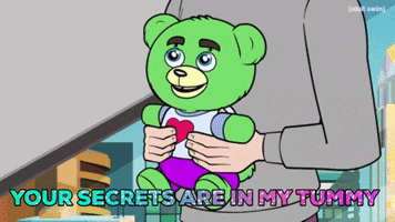 Lips Are Sealed Secrets GIF by Adult Swim