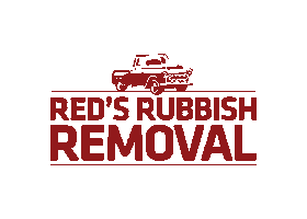Red's Rubbish Removal Sticker