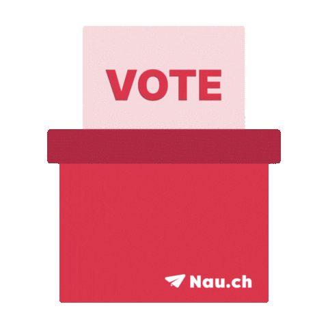 Vote Politics Sticker by Nau media AG