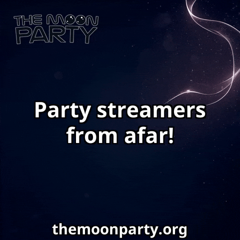 Stars Streamers GIF by The Moon Party