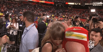 Taylor Swift Kiss GIF by NFL