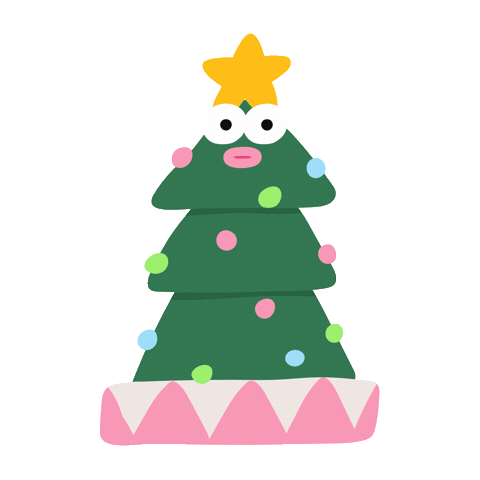 Christmas Tree Fun Sticker