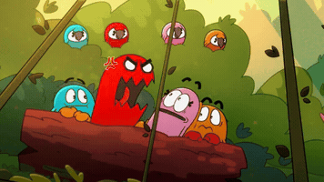 Angry Animation GIF by PAC-MAN™