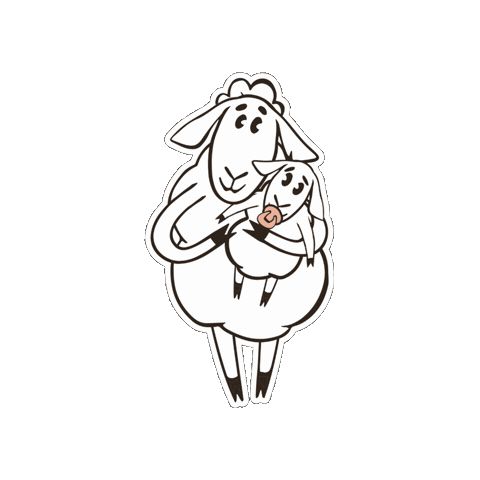 O mundo da Ovelha Béé Sticker