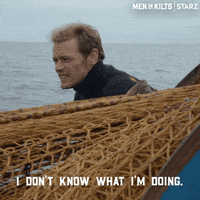 Confused Sam Heughan GIF by Men in Kilts: A Roadtrip with Sam and Graham