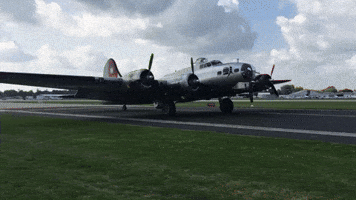Flying B-17 GIF