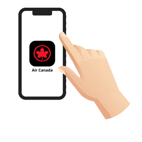 Flying Air Travel Sticker by Air Canada